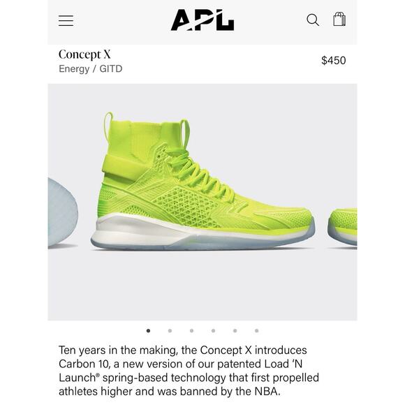 APL Concept X Green Basketball Shoes Size 12 Sneakers main image 7